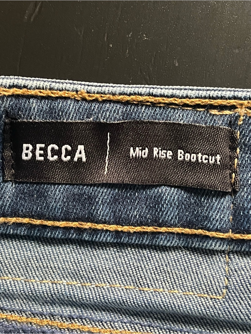 True Religion Becca Mid-Rise Blue Women's 28” Waist 28” Inseam Bootcut Jeans EUC - Picture 8 of 12